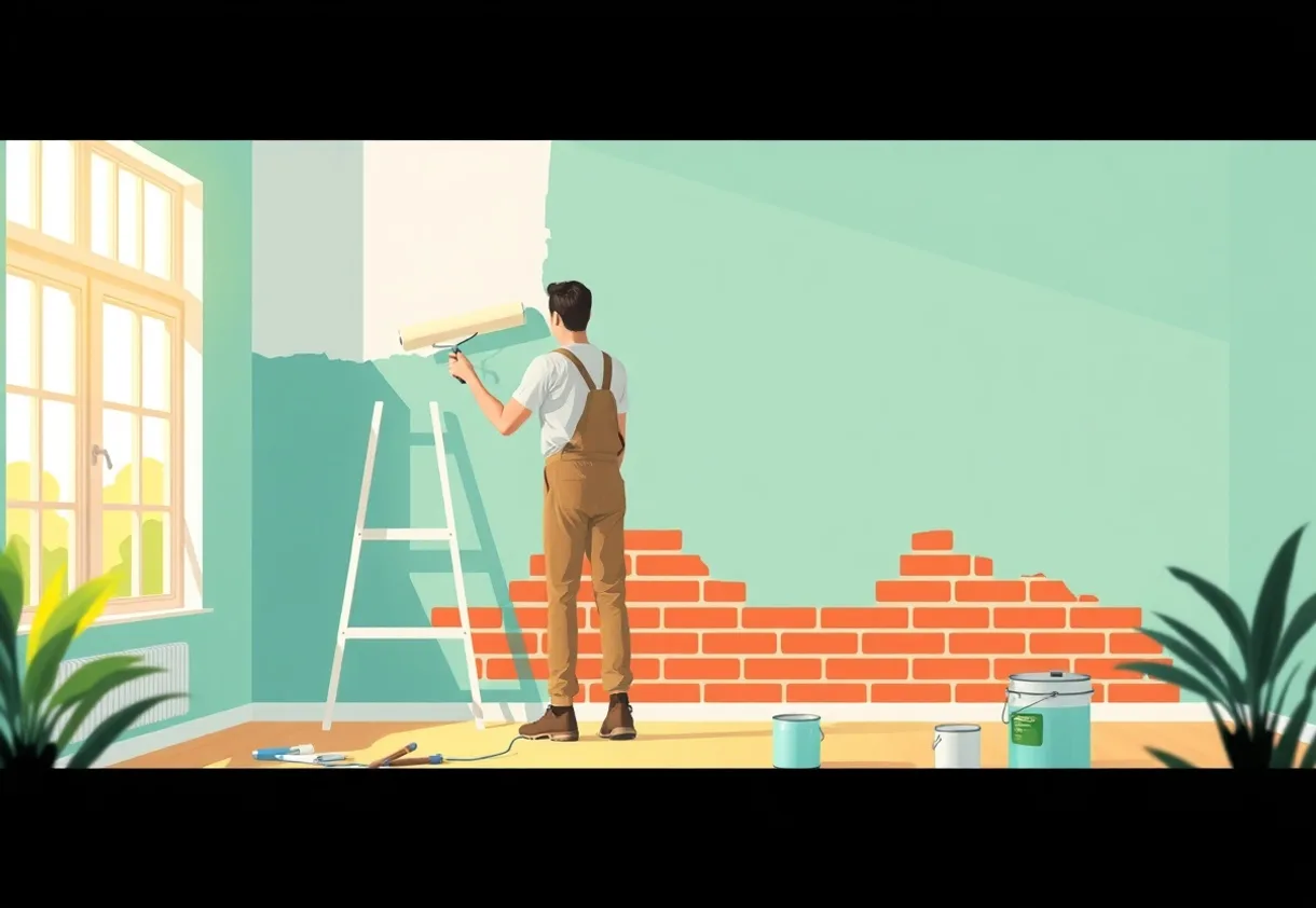Peintre Nice 06000 en intervention sur un chantier